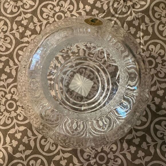 WATERFORD Crystal Archive 6” Rose Bowl Vintage New in Box Rare Signed - Picture 3 of 11